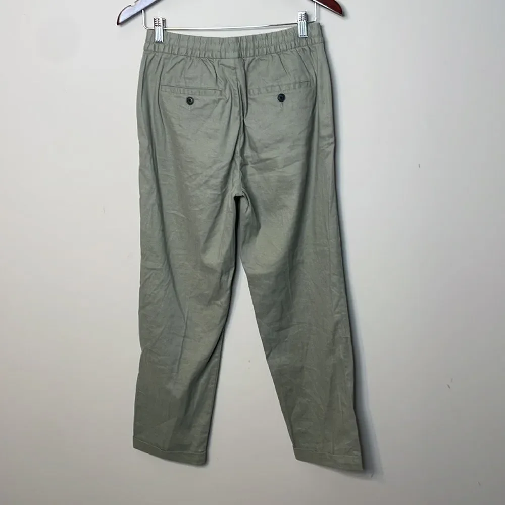 H&M Regular Fit Linen Blend Pants XS